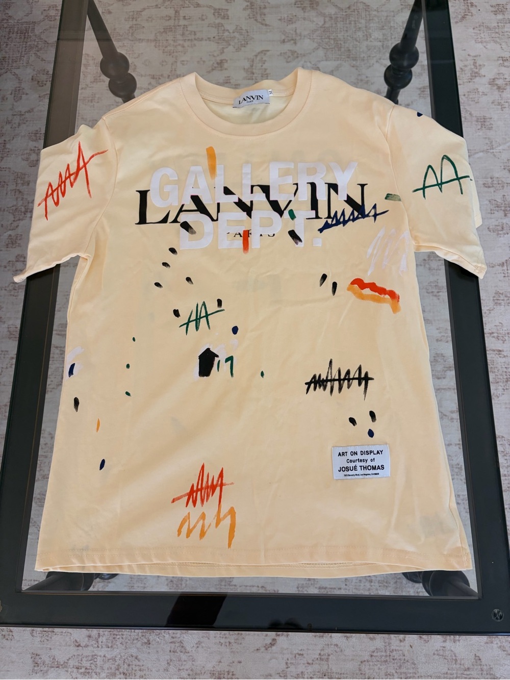 LANVIN “gallery dept.” men’s josue Thomas collab size medium shirt